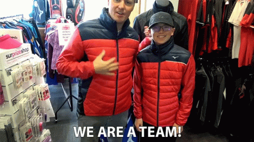 We Are A Team Together GIF - We Are A Team Together Teamwork GIFs