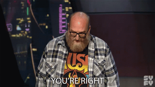 Youre Right Brian Posehn GIF - Youre Right Brian Posehn The Great Debate GIFs