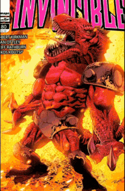 the cover of a comic book called invisible