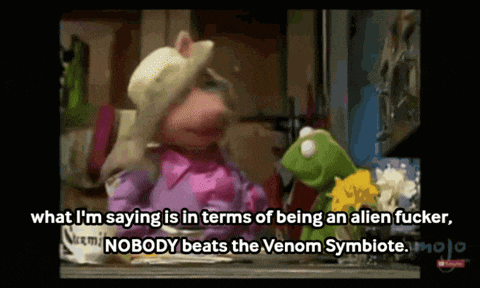 a muppet saying what i 'm saying is in terms of being an alien