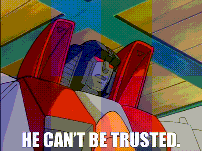 Transformers Starscream GIF - Transformers Starscream He Cant Be Trusted GIFs
