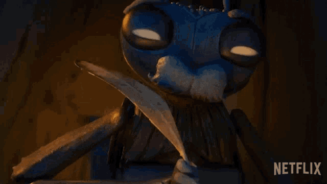 a close up of a bug with netflix written on the bottom right