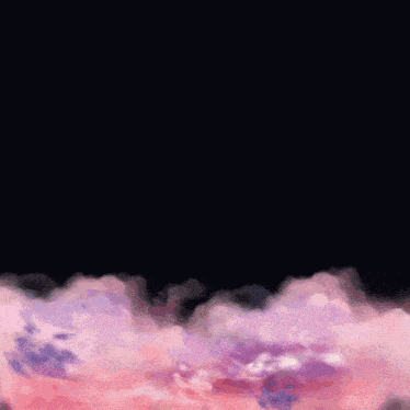 a painting of a cloudy sky with the words alma 's family