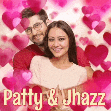patty and jhazz are featured on the cover of their album
