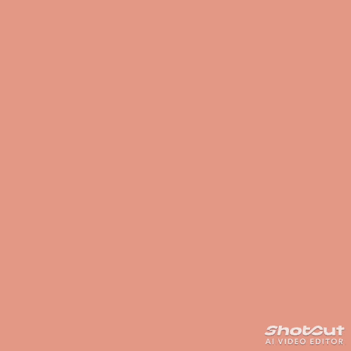 a shotcut ai video editor shows a pink background