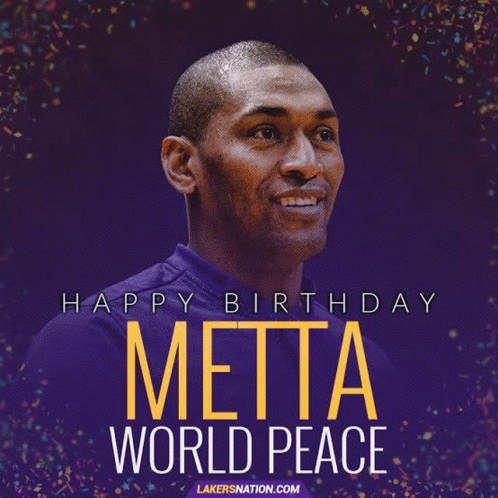 Birthday Metta World Peace GIF - Birthday Metta World Peace GIFs