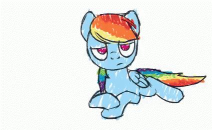 Rainbowdash Bored GIF - Rainbowdash Bored Mlp GIFs