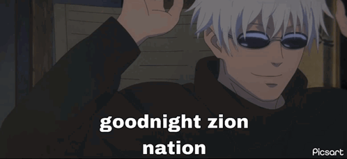 Goodnight Zion GIF - Goodnight Zion Gojo GIFs