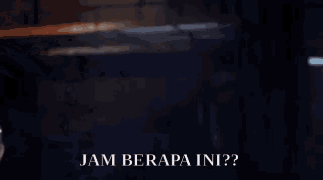 a picture of a monster with the words jam berapa ini on the bottom