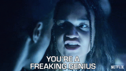 Youre A Freaking Genius Kiara Carrera GIF - Youre A Freaking Genius Kiara Carrera Outer Banks GIFs