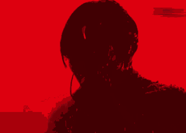 a silhouette of a man with a microphone and the letters bs on the bottom