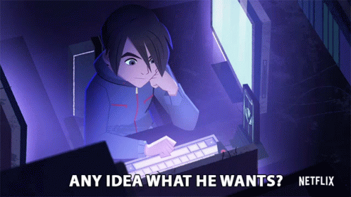 Any Idea What He Wants What Does He Want GIF - Any Idea What He Wants What Does He Want Computer GIFs