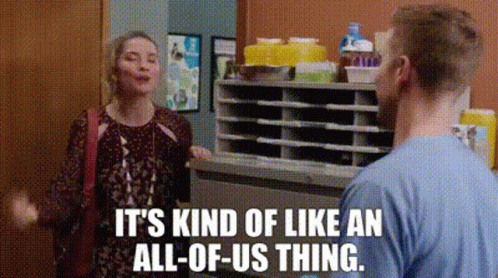 Schitts Creek Alexis Rose GIF - Schitts Creek Alexis Rose Its Kind Of Like An All Of Us Thing GIFs