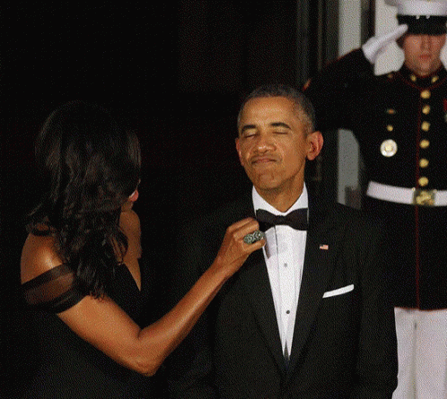 Tuxedo Barack Obama GIF - Tuxedo Barack Obama Michelle Obama GIFs