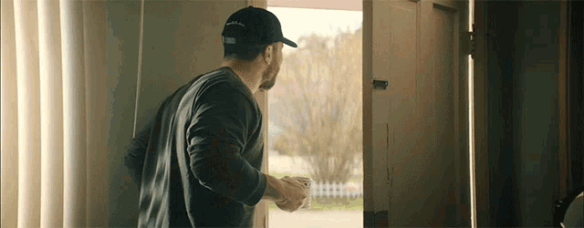 Morning Coffee Looking Outside GIF - Morning Coffee Looking Outside Taking A Drink GIFs