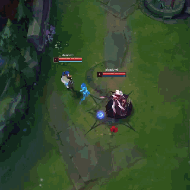 a screenshot of a video game shows a player named plantiovri