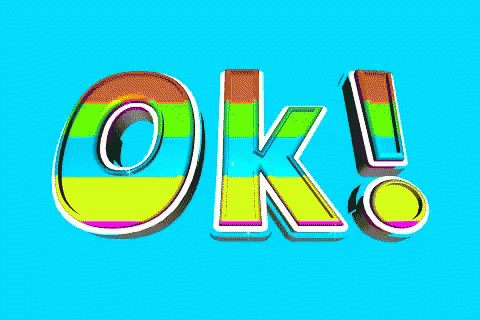 Ok Okay GIF - Ok Okay Colors GIFs