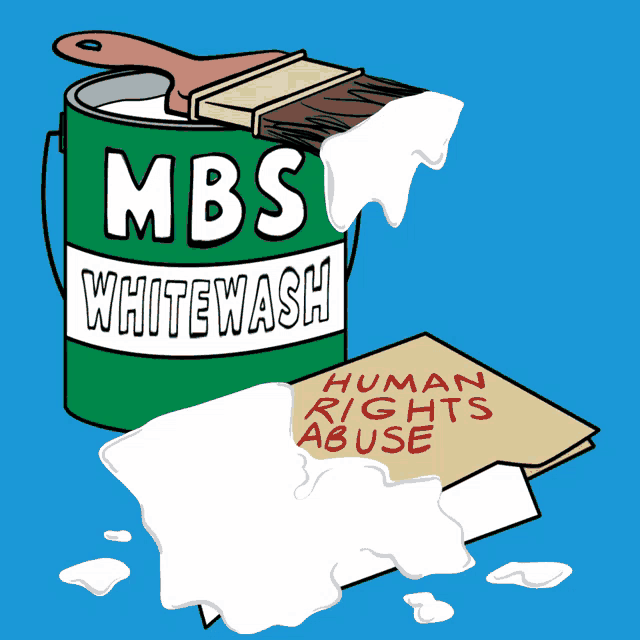 a cartoon drawing of a bucket of mbs whitewash
