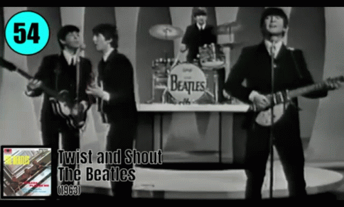 The Beatles Twist And Shout GIF - The Beatles Twist And Shout Mic GIFs