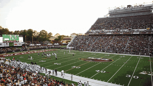 the word warhawks is on the top of a stadium