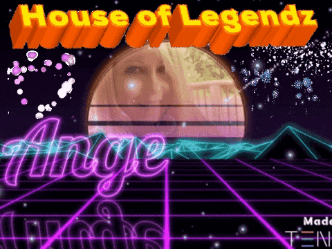 a picture of a woman with the words house of legendz