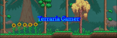 a poster for terraria gamer shows a monster with trees in the background