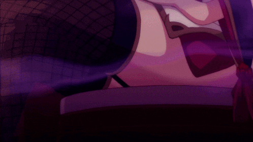 a close up of a person 's face in a dark room