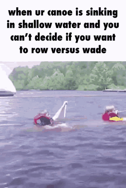 Canoe Wade GIF - Canoe Wade Versus GIFs