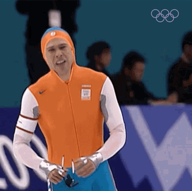 I Cant Believe It Speed Skating GIF - I Cant Believe It Speed Skating Gerard Van Velde GIFs