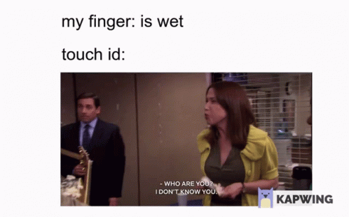 Touch Id Wet Finger GIF - Touch Id Wet Finger Security GIFs