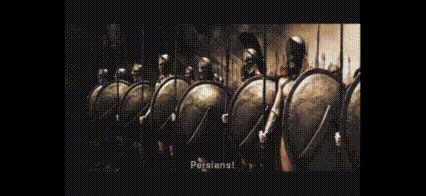 a group of soldiers are lined up in a row with the words persians written on the bottom