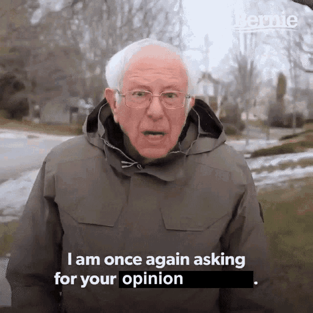 Bernie Sanders Opinion GIF - Bernie Sanders Opinion Once Again GIFs