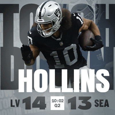 a poster of a football player named hollins