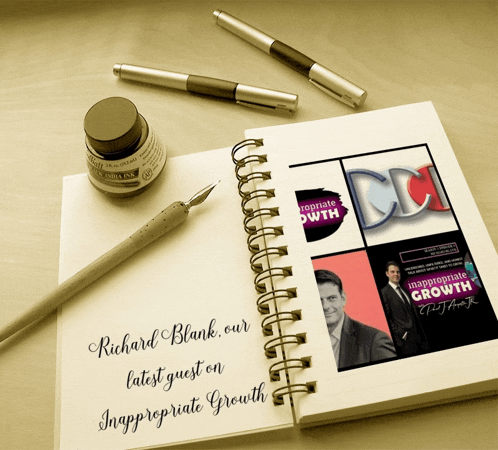 a notebook is open to a page that says richard blank