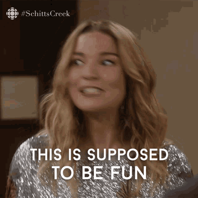 This Is Supposed To Be Fun Alexis GIF - This Is Supposed To Be Fun Alexis Alexis Rose GIFs