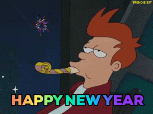 Happy New Year New Years Eve GIF - Happy New Year New Years Eve Futurama GIFs