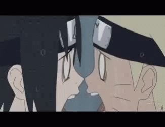Sasuke And Naruto Worst Moments GIF - Sasuke And Naruto Worst Moments Kissed GIFs