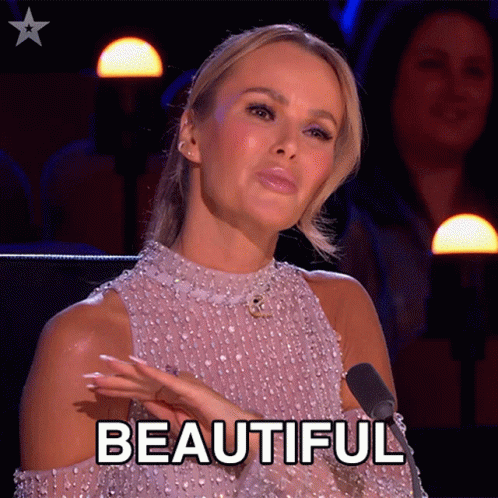 Beautiful Amanda Holden GIF - Beautiful Amanda Holden Britains Got Talent GIFs