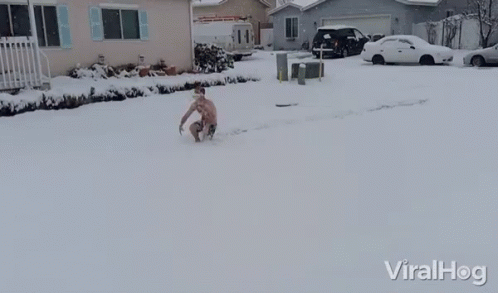 Swimming In Snow Winter GIF - Swimming In Snow Winter Silly GIFs