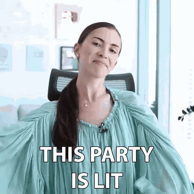 This Party Is Lit Marina Mogilko GIF - This Party Is Lit Marina Mogilko Linguamarina GIFs