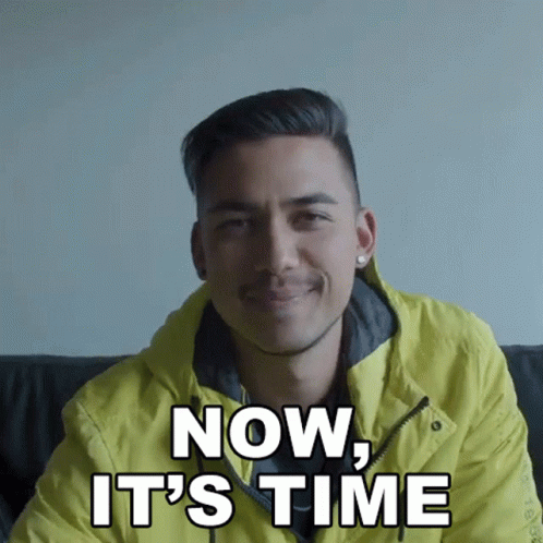 Now Its Time Jamie Zhu GIF - Now Its Time Jamie Zhu Its The Right Time GIFs