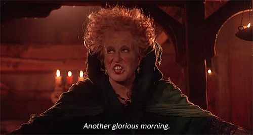 Hocus Pocus :D GIF - Witches Hallowee Morning GIFs