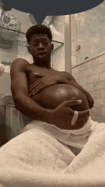 Lil Nas X Pregnant GIF - Lil Nas X Pregnant Discord GIFs