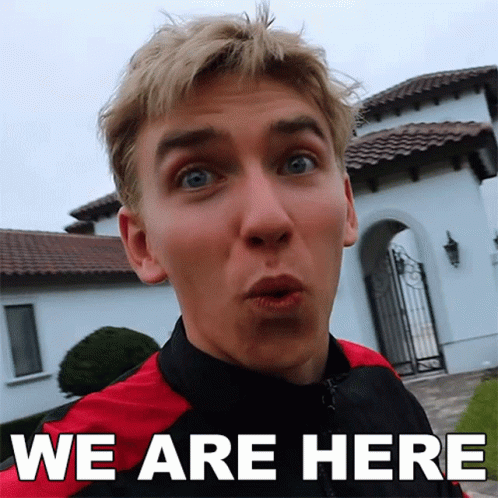 We Are Here Stephen Sharer GIF - We Are Here Stephen Sharer We Just Came GIFs