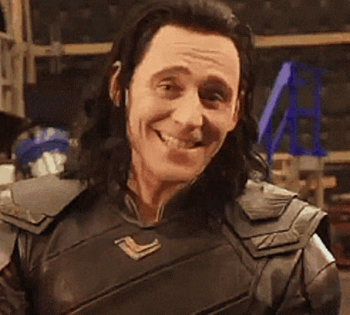 Loki Thinking GIF - Loki Thinking Laughing GIFs