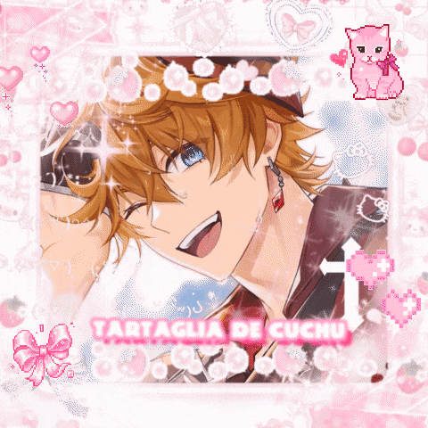 a picture of a boy with the name tartaglia de cuchu on the bottom