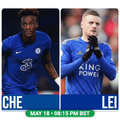 two soccer players in blue jerseys with che and lei written on them