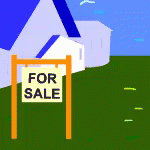 Real Estate Agent And Her Sign GIF - Sign For Sale Sold GIFs