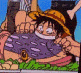 Luffy Luffy Eating GIF - Luffy Luffy Eating One Piece GIFs