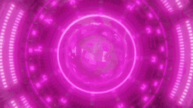 a purple background with a yellow and purple object in the center